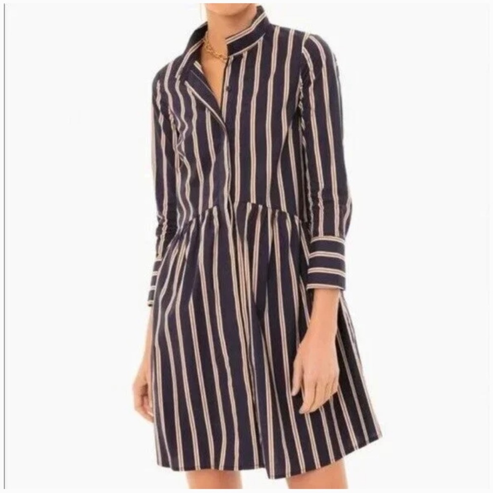 Tuckernuck Newbury Royal Shirt Dress- Size Medium